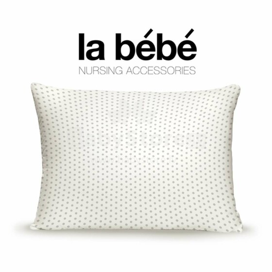 La Bebe Cotton Dots Green Art.85194 Vaikų pagalvėlė [su silikono sintetono įdaru] 40x40cm