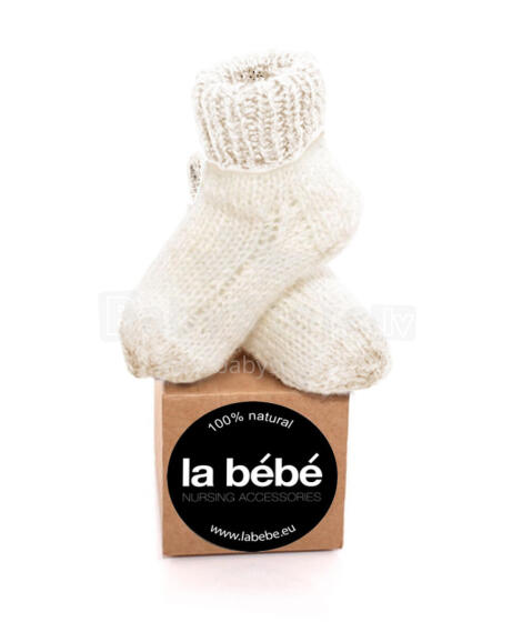 La Bebe™ Lambswool Natural Eco Socks Art.85365