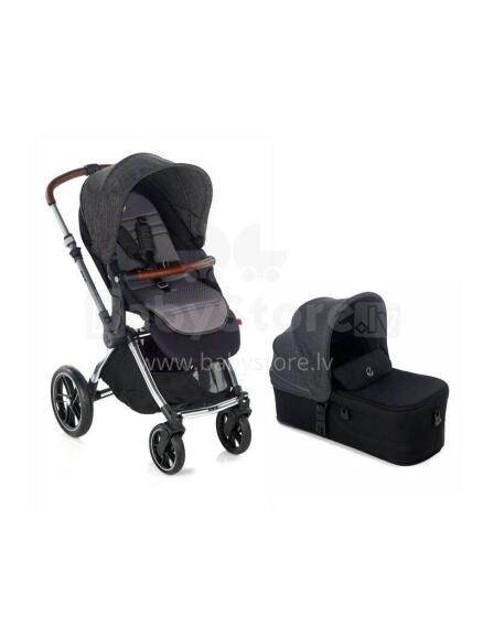 Jane Kawai Micro Art.5562 U06 Cold Black Stroller 2 in 1