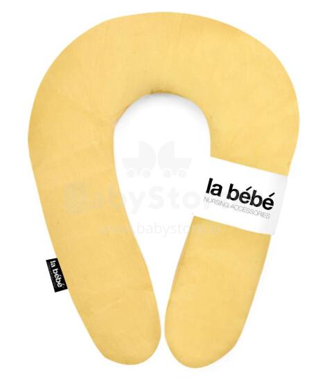 La Bebe™ Snug Cotton Nursing Maternity Pillow Art.85480 Royal grey 20*70cm