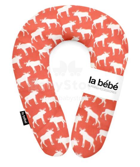 La Bebe™ Snug Cotton Nursing Maternity Pillow Art.85493 Elk Dark Orange