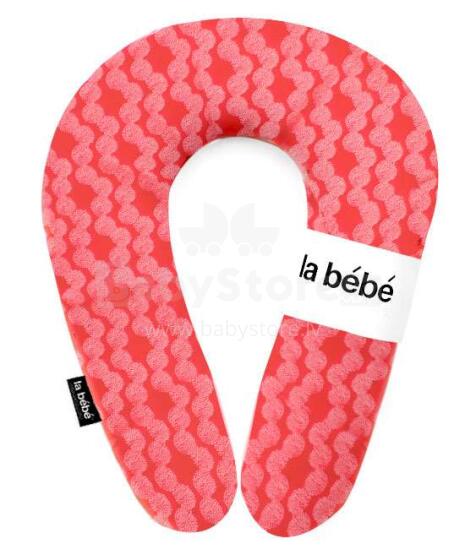 La Bebe™ Snug Cotton Nursing Maternity Pillow Art.85496 Red/Pink Dots