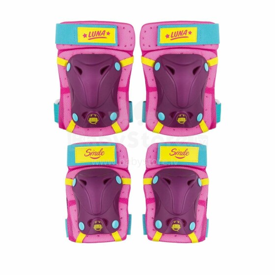 Disney Skate Protectors Luna Art.9025 Детский защитный комплект для  локтей и коленей.
