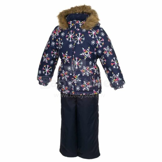Huppa '18 Wonder Art.41950030-71686 Šilta kūdikių žieminė šiltų kostiumų striukė + kelnės (92-140 cm)