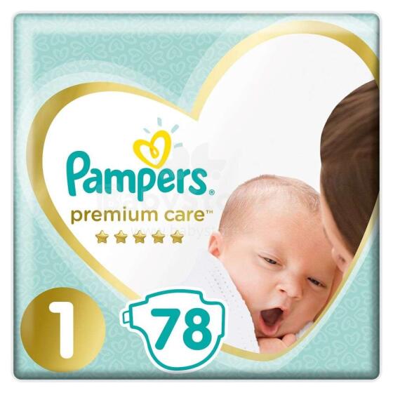 Pampers Premium Care Art.P04G991 Diapers S1 size, 2-5kg, 78 pcs.