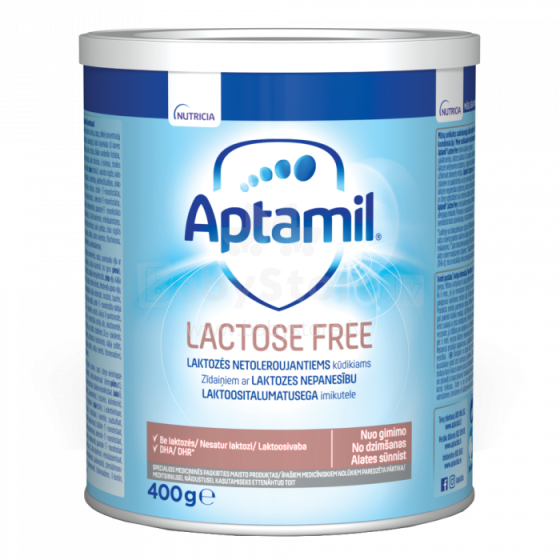 Aptamil Lactose Free Art.647021 специальная адаптированная молочная смесь, с рождения 400гр