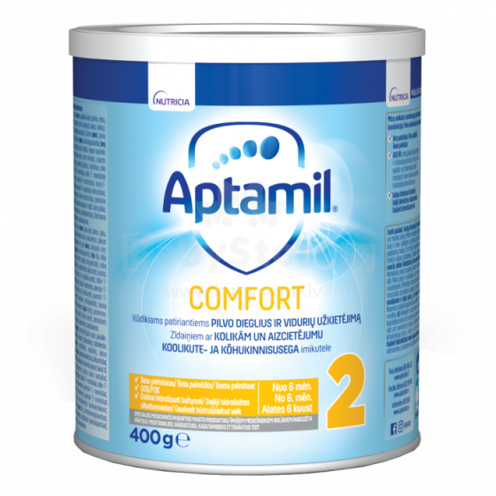 Aptamil Comfort 2 Art.648147 Speciāls mākslīgais piena maisījums, no 6 mēn., 400g