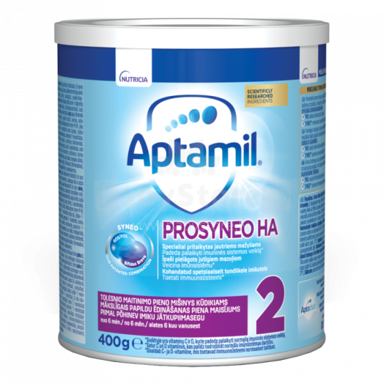 Aptamil HA 2 Art.651953 гиппоаллергенная адаптированная молочная смесь, с рождения, 400гр