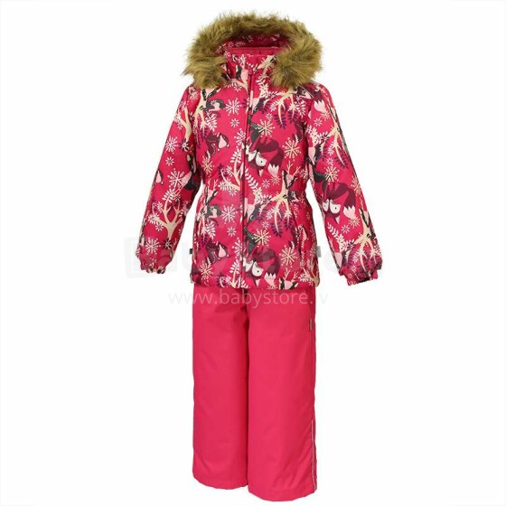 Huppa '19 Wonder Art.41950030-81863 Šilta kūdikių žieminė šiltų kostiumų striukė + kelnės (92-140 cm)
