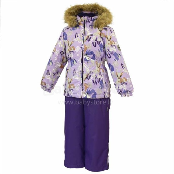 Huppa '19 Wonder Art.41950030-81853 Šilta kūdikių žieminė šiltų kostiumų striukė + kelnės (92-140 cm)