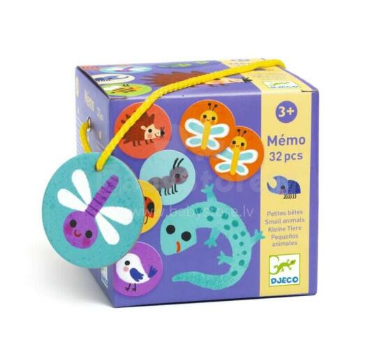 Djeco Educational Games Memo Small Animals Art.DJ08254