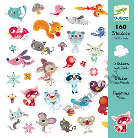 Djeco Stickers Little friends  Art. DJ08842 Developing game - Little friends