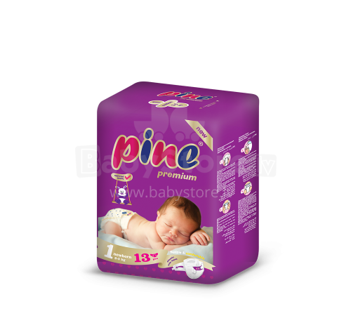 Pine Newborn 1 Diapers 2-5 kg 13 pcs