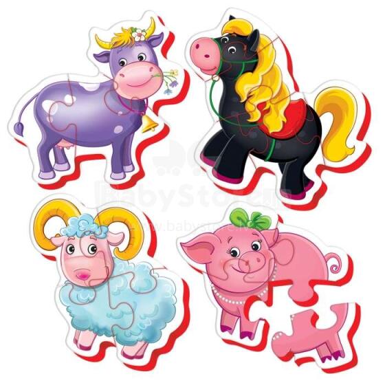 Roter Käfer Baby Puzzle Art.RK6010-03  Bērnu puzzle Ferma (Vladi Toys)