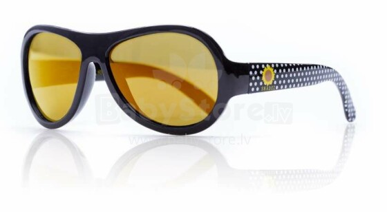 Shadez Designer Polka Sunflower Black Junior Art.SHZ49 Sunglasses 3-7 years