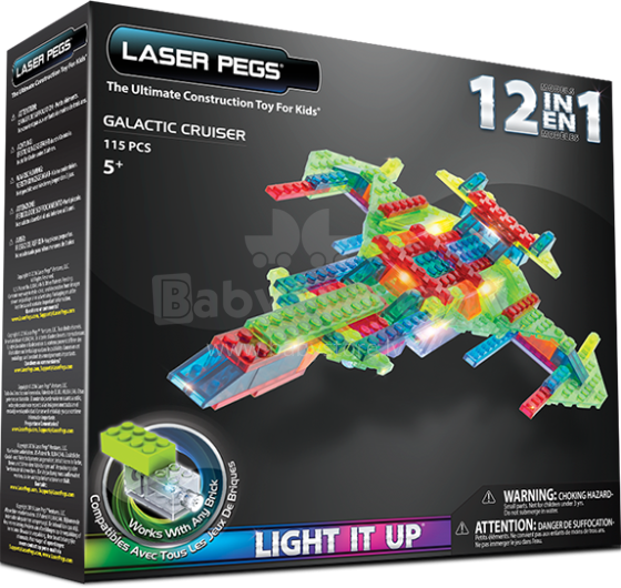 Laserpegs 12in1 Galactic Cruiser  Art.PB1450B