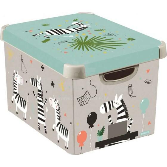 Curver Deco Stockholm L Zebra Art.0804711Z18