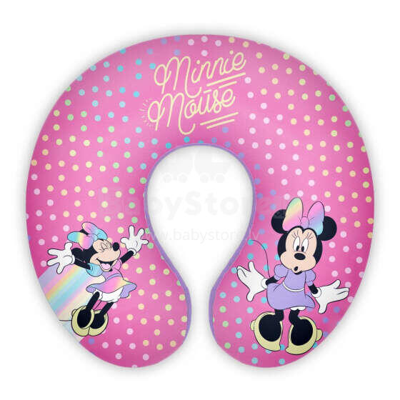 Disney Minnie Pillow Art.9637 Ceļojuma kakla spilvens (galvas atbalsts)