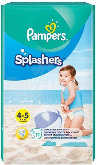 Pampers Pants Splashers Art.P04G666 Autiņbiksītes , S4 izmērs 9-15 kg, 11 gab.
