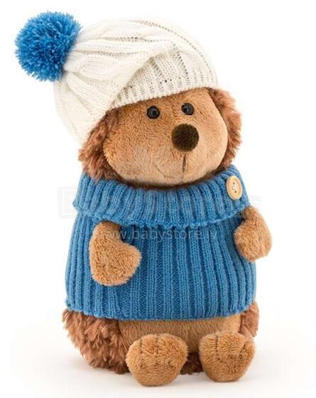 Orange Toys Fluffy the Hedgehog in white/blue hat Art.OS605/15B Plush toy (15cm)