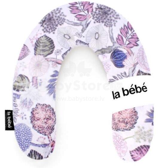 La Bebe™ Rich Maternity Pillow Art.92519 White vintage Black vintage Nursing Pillow 30*175cm