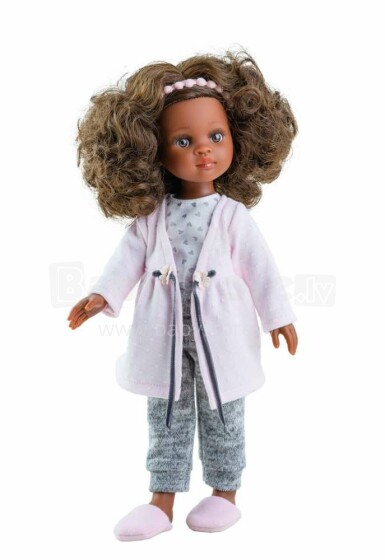 Paola Reina Nora  Art.04423  Модная виниловая кукла с шёлковыми волосами и ванильным ароматом, ручная работа