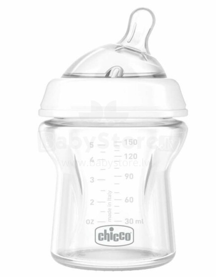 Chicco Art.80611.00 kūdikių maitinimo buteliukas su silikoninėmis čiulptukais, 150 ml