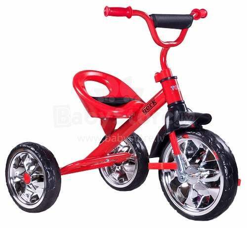 Caretero Toyz Tricycle York Col.Red Bērnu trīsritenis