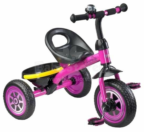 Caretero Toyz Tricycle Charlie Col.Purple Bērnu trīsritenis