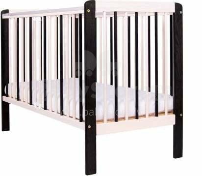 Drewex Transparent Zebra bērnu gulta  ar noņemamu sānu, 120x60cm