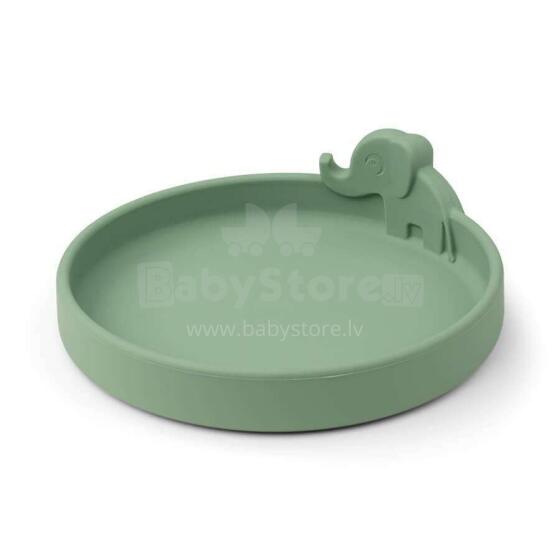 Done by Deer Peekaboo plate Elphee, Green