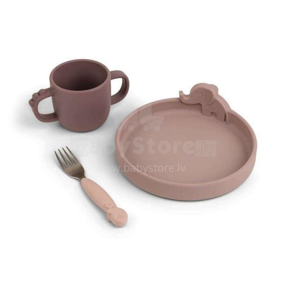 Done by Deer Peekaboo dinner set Deer Friends Powder