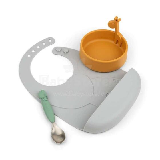 Done by Deer Peekaboo first meal set Deer friends Multicolor