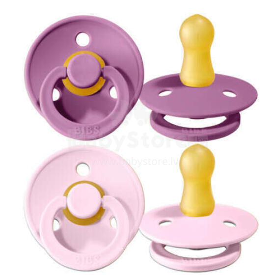 Bibs Colour, 100% natural, 18+ months. LavenderBaby Pink