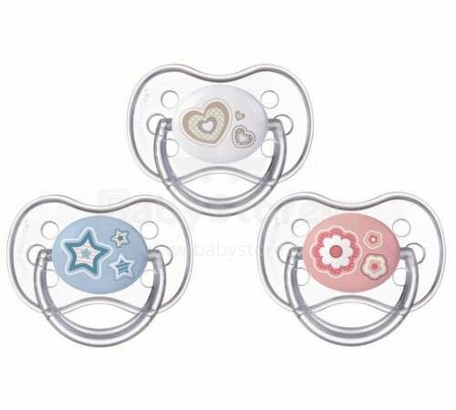 Canpol Babies Newborn Baby Art.22/582 Cиликоновая соска-пустышка симметричная 18м+