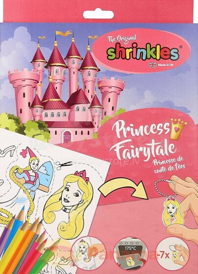 „Kids Krafts Art.WZ055“ rinkinys kūrybiniam darbui Pasakiškos princesės