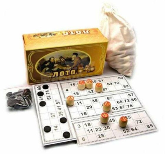 „Hall Toys“ menas. 5214019 Rusijos bingo stalo žaidimas