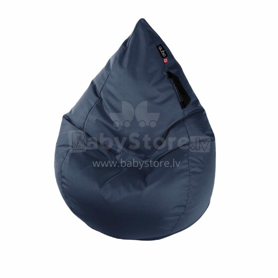 „Qubo ™ Splash Drop Blueberry Pop Art.93996 Puff Bag“ pūtimai, minkšti pupelių krepšiai, sėdmaišiai