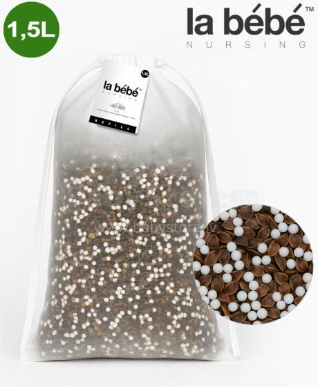 La Bebe™ Light Refill 1,5 L Art.9433 Наполнитель для пуфов и кресел-мешков (DIY) — смесь полистирольных шариков и гречишной шелухи