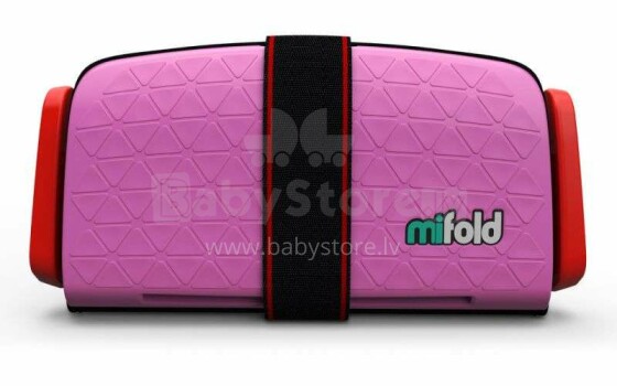 Mifold The Grab&Go Booster Perfect Pink Art.MF01-EU/PNK Saliekams autosēdeklis bērniem no 4 līdz 12 gadiem