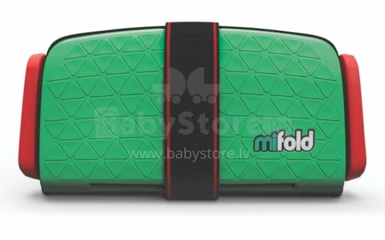 Mifold The Grab&Go Booster Lime Green Art.MF01-EU/GRN Saliekams autosēdeklis bērniem no 4 līdz 12 gadiem