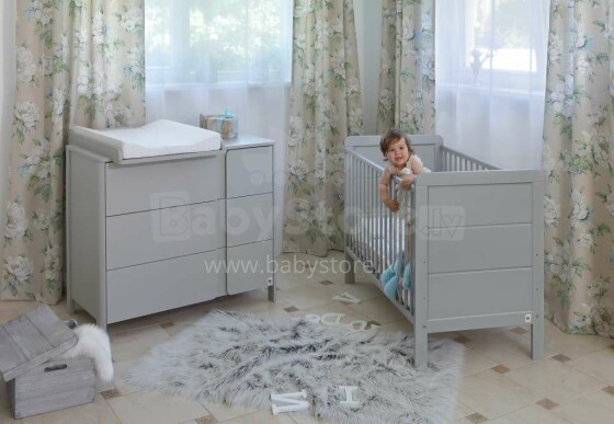 YappyKids Modern Art.94735  Детский комплект мебели(комод+кровать)