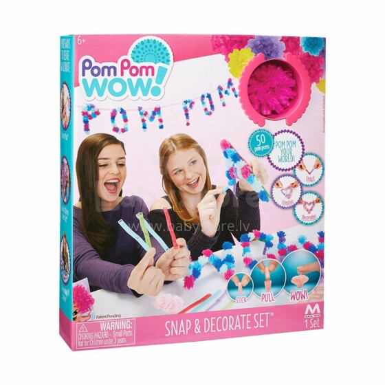 Pom Pom Wow Art.4030102-0685 Kūrybinis rinkinys mergaitėms