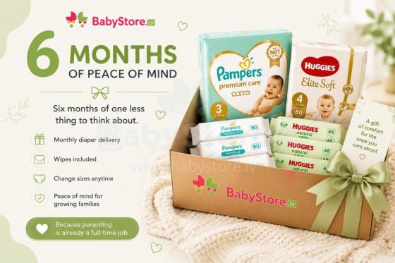 🎁 6 Months of Peace of Mind Mierinājuma dāvana tiem, par kuriem rūpējaties.