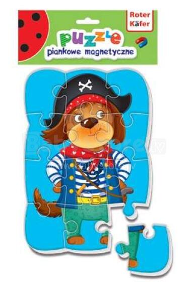 Roter Käfer Foam Magnetic Puzzle Art.RK1302-04 (Vladi Toys)
