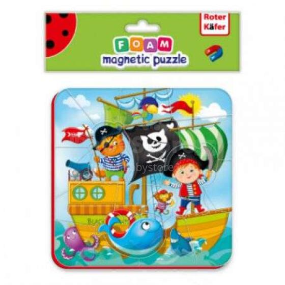 Roter Käfer Foam Magnetic Puzzle Art.RK5010-01  (Vladi Toys)