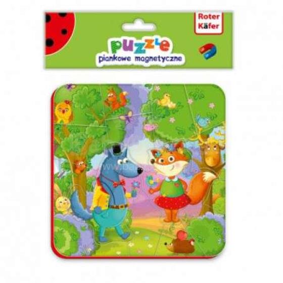 Roter Käfer Foam Magnetic Puzzle Art.RK5010-03  (Vladi Toys)