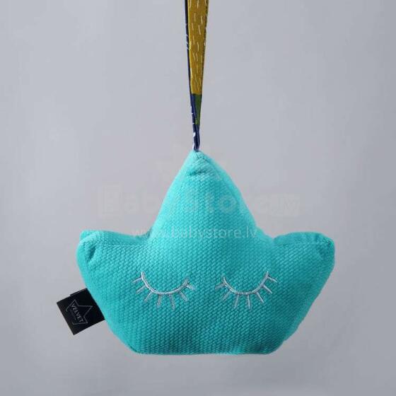 La Millou Velvet Collection Rattle Baby Crown Art.95295