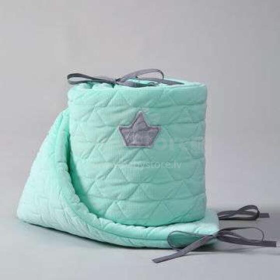 La Millou Velvet Collection Bed Bumper Mint Art.95336