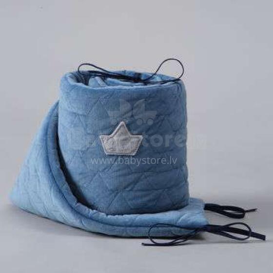 La Millou Velvet Collection Bed Bumper Denim Art.95341